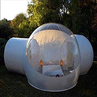 1 pcs inflable al aire libre multi-persona burbuja tienda casa inflable- familia acampar patio trasero aire transparente carpas con CE-UL ventilador y kit de reparacion