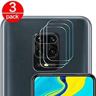 [3 Pack] Cristal Templado para Lente Camara de Xiaomi Redmi Note 9S- Ultra Fino Protector 2.5D 9H de Dureza Camara Trasera Lente Pelicula de Pantalla
