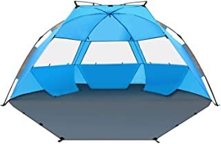 TAGVO Pop Up Beach Tent Sun Shelter Fácil de Instalar Tear Down- Portable Canopy