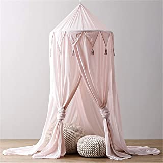 Benradise - Dosel de cama para bebe- nina- gasa de ensueno- dosel de cama- carpa de princesa- mosquitera- cupula- decoracion- leer-juego- altura 240 cm rosa Rosa