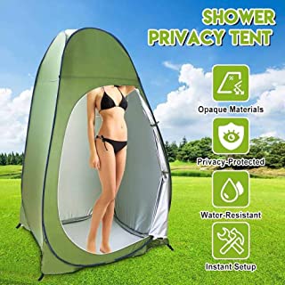 BOOSSONGKANG Carpa 1-2 Personas Portable Privacy Shower Toilet Camping Pop-Up Tent Camuflaje-Funcion UV Carpa para Exteriores-Carpa