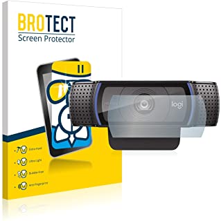 BROTECT Protector Pantalla Cristal Compatible con Logitech C920 HD Pro Webcam Protector Pantalla Vidrio Dureza 9H AirGlass
