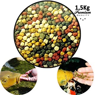 Carpas Comida Mix alimento para Peces de Estanque koi 1-5kg 3mm