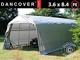 Dancover Carpa Garaje Pro 3-6x8-4x2-68m PE- Gris