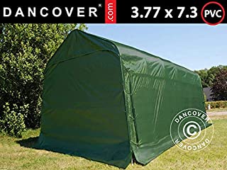 Dancover Carpa Garaje Pro 3-77x7-3x3-18m- PVC- Verde
