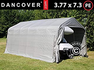 Dancover Carpa Garaje Pro 3-77x7-3x3-18m PE- Gris