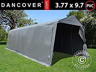 Dancover Carpa Garaje Pro 3-77x9-7x3-18m PVC- Gris
