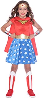 Disfraz de nina Wonder Woman Maravilla clasica para ninas (Edad: 4-6 anos)