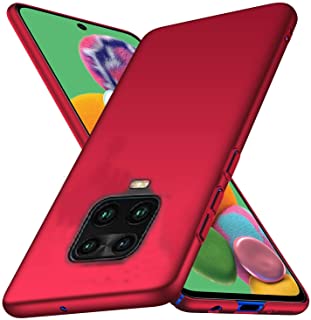 FanTing Funda para Xiaomi Redmi Note 9S- [Ultra-Delgado] [Ligera] Protectora Caso de Duro Cover Case para Xiaomi Redmi Note 9S-Rojo