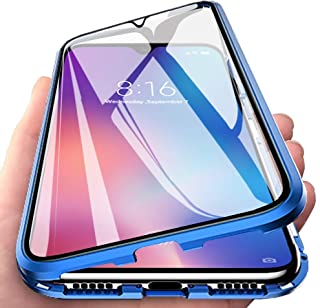 Gypsophilaa Funda para Xiaomi Mi 9 SE- 360 Grados Delantera y Trasera de Transparente Vidrio Templado Case Cover- Fuerte Tecnologia de Adsorcion Magnetica Metal Bumper Cubierta