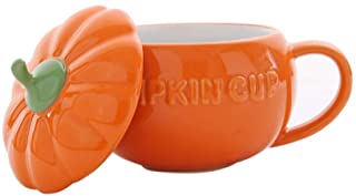 HUIJIA Copa de Calabaza de Halloween Taza de ceramica Creativa Taza de Avena Taza de Desayuno Taza de cafe de la Personalidad Taza de Gran Taza de cafe de la Personalidad