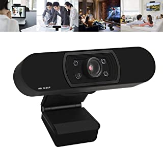 KXHWSH Video Webcam 1080P HD Microfono Digital Enfoque Manual Lente Optica de 5 Capas Enfoque Luz de Relleno- Llamada de Video en Casa para el Aprendizaje en Linea