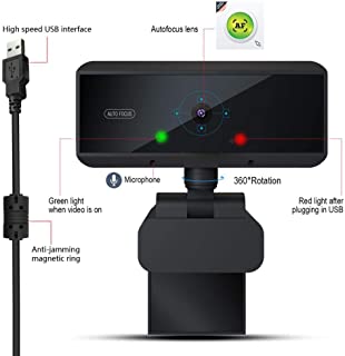 LQ Camara USB Webcam HD 1080P microfono Incorporado de Enfoque automatico de Gama Alta videollamada Perifericos Web para PC portatil