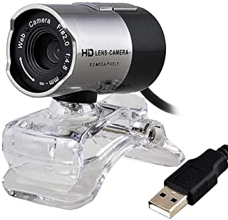 MAICOLA USB camara de video camara de video HD 360 ° de rotacion Ajustable Webcam camara incorporada Microfonos de Video en funcion de vision Nocturna Conferencia ensenanza de la Red