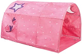 Nbibsaacy Bebe Tunel para Cama Alta Toldo para Cama Infantil- diseno de cupula con Funda de Transporte portatil Magical World Carpa Impermeable Ensueno Wizard Children Play Cama-Pink