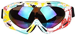 NO BRAND Adolescente Gafas de Motocross Gafas de proteccion UV Gafas de esqui Snowboard Gear for Jet Nieve for Las Mujeres senoras de los Hombres de la Juventud (Color : A)