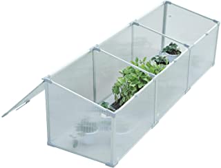 Outsunny Invernadero de Jardin Exterior Aluminio Policarbonato Transparente Vivero Casero para Plantas Cultivos Proteccion UV y Resistente