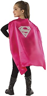 Rubies - Capa de disfraz Supergirl para ninos- Talla unica infantil (Rubie'.s 36799)