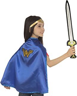 Rubies - Disfraz Oficial de Rubie'.S-Kit Espada + Capa Wonder Woman -0- G34026NS