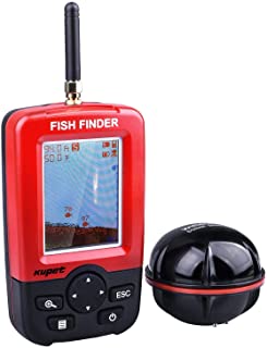 Sonar para Pesca- Kupet Sondas de Pesca Inalambricos Electronicos con Pantalla LED Colorida