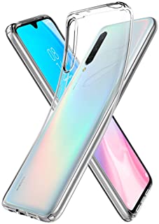 Spigen- Funda Compatible con Xiaomi Mi 9 Lite [Liquid Crystal] Proteccion Delgada de Gel Silicona y claridad Premium de TPU [Compatible con Carga Inalambrica] - [Trasparente] S52CS26401