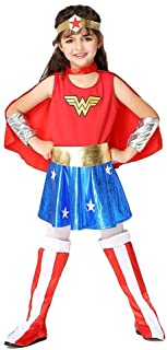Tengda Hope Wonder Woman Disfraz Ninos 3-8 Anos Ninas Cosplay Ropa Disfraces Fiesta De Cumpleanos Carnaval Disfraces De Halloween-Wonderwoman-XL(125~136cm)