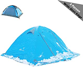 TRIWONDER Tienda de Campana Ligera 4 Estaciones Carpa con Doble Capa Tent para 1-2 Personas para Playa Acampar al Aire Libre