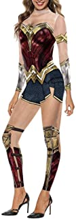 Wonder Woman Cosplay Disfraz Justice League Superhero Disfraces Ropa Navidad Halloween Show Body Monos-A-XL