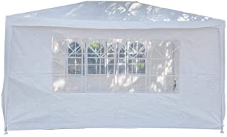 Zerone. Carpa de Fiestas Impermeable-Carpa de Resistente a los Rayos UV para Jardin Terraza Fiesta Cumpleanos Bodas Camping- 4m x 3m Blanco